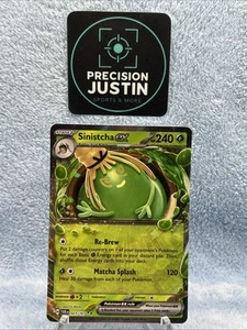 SINISTCHA EX 023/167 TWILIGHT MASQUERADE POKEMON (DOBLE RARO, CASI NUEVO) - Imagen 1 de 4