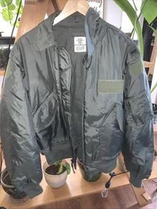 Alpha Industries Green Military Cold Weather Flyer's Jacket 45/P Size XL - Picture 1 of 5