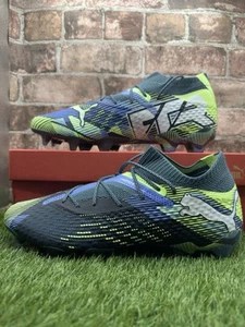 Puma Future Ultimate 7 Fg Grey Skies White Fizzy Apple BNIB Uk 8 Elite Spec - Picture 1 of 10