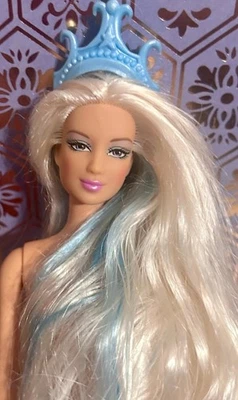 2003 Mattel Kayla Fairytopia Magical Mermaid Barbie Doll & Tiara ~ Missing Tail  - Image 1 of 4