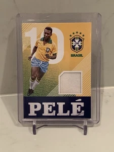 PELE BRASILIEN 2017-18 PANINI NOBILITY MATCH WORN PATCH KOSTENLOSER UK-VERSAND - Bild 1 von 2