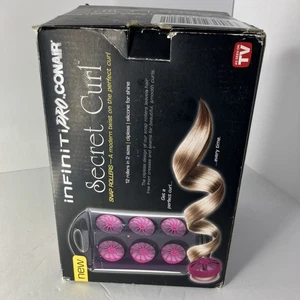 Conair Infiniti Pro Secret Curl 12 Silicone Hot Snap Rollers Curlers  - Picture 1 of 8