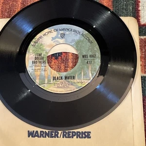 DOOBIE BROTHERS, Black Water, Warner Bros Records 1974 (WBS 8062) 45 RPM - Picture 1 of 3