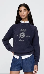 GAP x DOEN Navy Logo Sweatshirt size M BNWT - Picture 1 of 12
