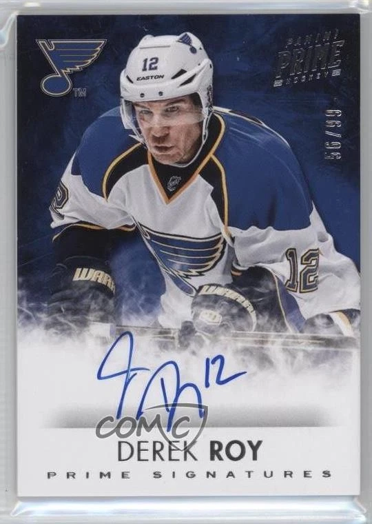 2013-14 Panini Prime Signatures /99 Derek Roy #S-DR Auto - Image 1 of 2