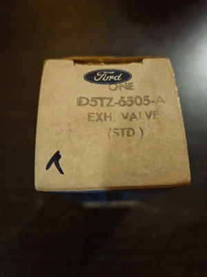 Válvula de escape estándar NOS Ford D5TZ-6505-A (1)  Foto 1 de 4