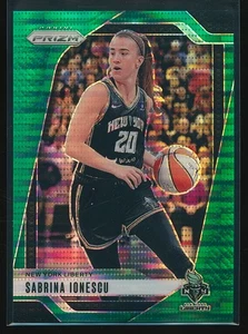 Sabrina Ionescu 2024 Panini Prizm WNBA Pulsar Verde Prizm #17/25 - Imagen 1 de 2