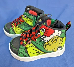 Skechers Dr. Seuss Grinch Sneakers Kid's Size 13 - Picture 1 of 8