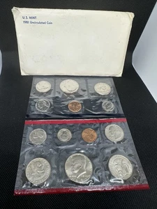 1981 U.S. Mint Uncirculated Coin Set – Complete P & D Mint Set - Picture 1 of 2