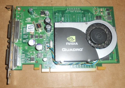 Nvidia Quadro FX370 256MB PCIE Dual DVI Video Card - Image 1 of 4
