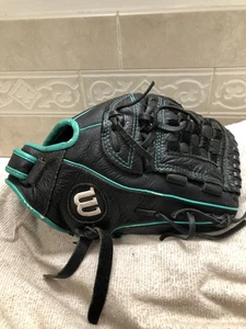 Wilson A500 12" türkis grün Jugend Mädchen Softball Handschuh Rechtshand Wurf - Bild 1 von 17