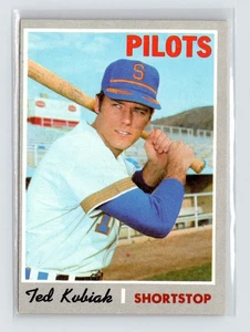 1970 Topps #688 Ted Kubiak Seattle Pilots SP High Number NRMT Near Mint - Bild 1 von 2