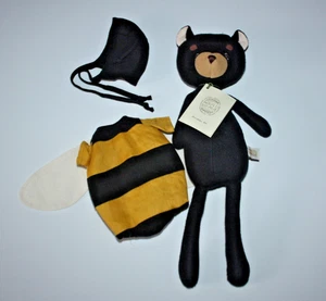 Nuevo NUEVO CON ETIQUETAS Hazel Village 2025 Charlotte Bear Muñeca Animal Hecha a Mano con Disfraz de Abeja - Imagen 1 de 13