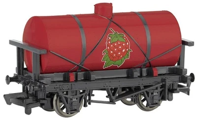 Bachmann Trains 77033 THOMAS & FRIENDS RASPBERRY SYRUP TANKER HO Scale Rolling S - Image 1 of 2