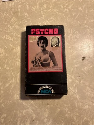 Psycho Alfred Hitchcock Anthony Perkins, Vera Miles 1980 MCA VHS - Image 1 of 4
