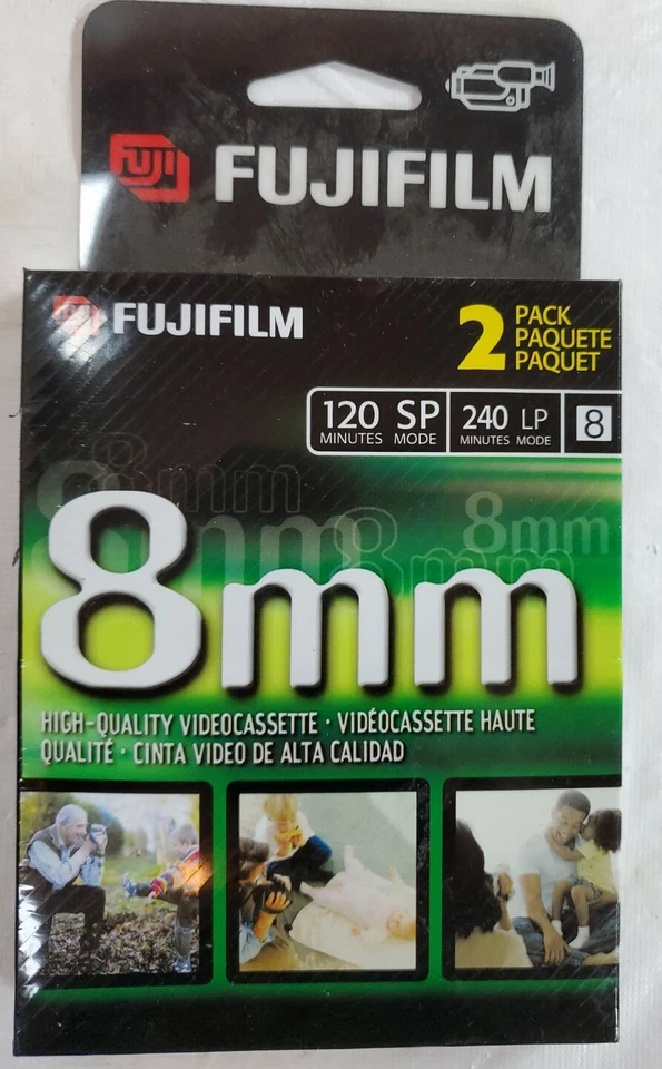 Fujifilm 4 Pack 8mm Videocassette 120 SP 240 LP P6-120