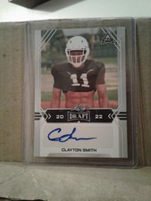 2022 Leaf Draft - Autographs #BA-CS2 Clayton Smith (AU, RC)