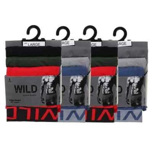 3 pares de pantalones cortos boxer para hombre baúles sin costuras ropa interior de diseñador salvaje adultos - Imagen 1 de 4