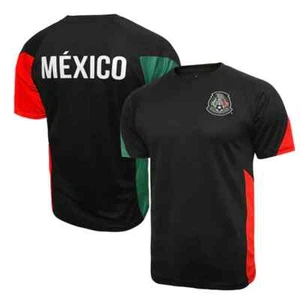 Mexico National Soccer Team Adult Striker Game Day Shirt Color Black Size Large - Picture 1 of 6