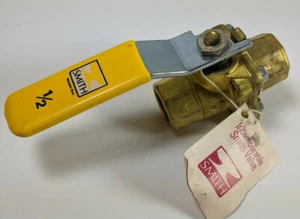 Válvula de bola de latón Smith 1/2" 400 WOG F-125T - Imagen 1 de 2