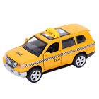 1:32 Toy Car Alloy Taxi Model Simulation Sound Light Cab Model Pull Back Toy New