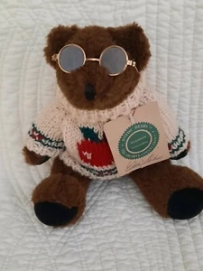Boyds Bears 8” Newton #9133 Wearing Glasses - Picture 1 of 2