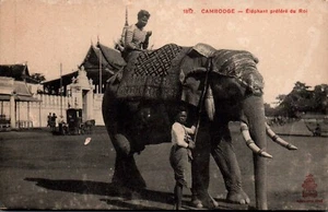 Phom-Phnemh, Cambodia The King's Favorite Elephant P. Dieulefils 1812 - Picture 1 of 2