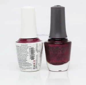 Gelish DUO Soak Off Gel Polish + Morgan Taylor Nail Lacquer - #190 I'M SO HOT - Picture 1 of 1