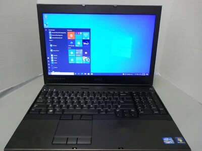 Dell Precision M4600 Win 10 Pro 500GB HDD 8GB RAM i7 2820QM 2.3 GHz CPU - Image 1 of 4