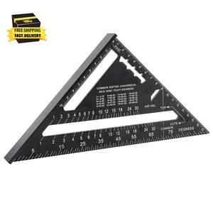 Goniometro Triangolo in Lega di Alluminio, Strumento di Layout 7 Pollici, Misurazione Layout - Foto 1 di 9
