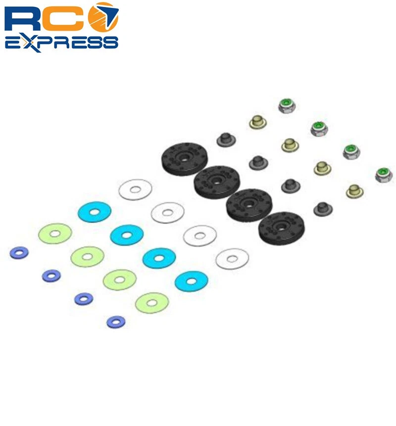 Pistones de alto flujo MIP Bypass1, 8 agujeros X 1,2 mm, escala 1/8 MIP23410 Foto 1 de 1