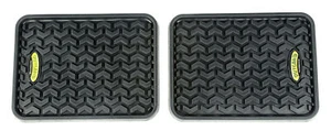 OMIX 398295001 Black Floor Liners Rear Fits Ford F150 F250 F350 Dodge Ram SC - Picture 1 of 2