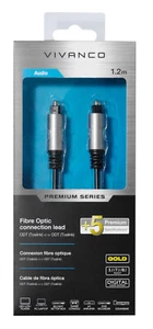 Optisches Kabel Digital Audio GOLDSTECKER Toslink Stecker Dolby Digital Soundbar - Bild 1 von 7