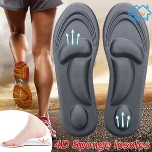 4D Memory Foam Insoles Extra Comfort Shoe Pads Orthopaedic Unisex | Size 5 - 12