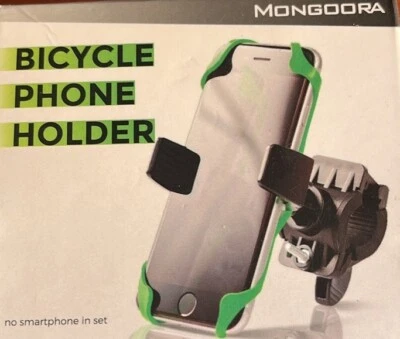 Moongoora Bike Phone Mount for any Smart Phone 3 Pieces - Black/Red/Green - Image 1 of 4