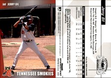 Jerry Gil 2006 Grandstand Tennessee Smokies #NNO Card *AutographDen*