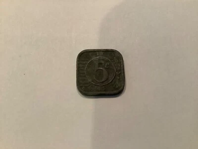 Netherlands 5 cent 1943, VF + condition - Image 1 of 2