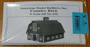 American Model Builders, Inc #619 Country Barn Kit (Laser Kit) - Bild 1 von 3