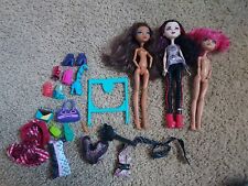 Monster High Lot Dolls clothes shoes accessories for Ooak Parts or play