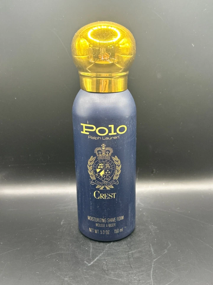 Polo Crest Ralph Lauren Moisturizing Shave Foam 5.3 Oz -