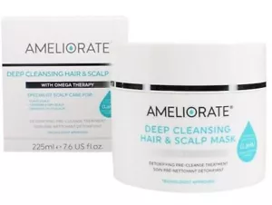 AMELIORATE DEEP CLEANSING HAIR & SCALP MASK FOR DRY FLAKY SCALP 225ml BOXED - Picture 1 of 1