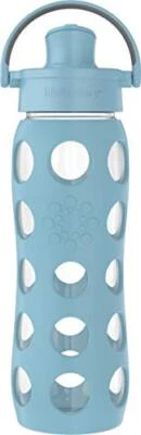 22-Ounce Glass Water Bottle with Active Flip Cap and Protective Silicone Sleeve - Image 1 of 4