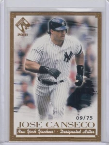 2001 Jose Canseco Pacific Private Stock GOLD PARALLEL /75 - #90 NY Yankees - Picture 1 of 1