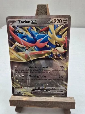 Pokémon SV: Scarlet & Violet Promo Cards #198 Zacian ex - Free Shipping - Image 1 of 3