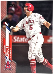 2020 Topps Series 2 - Albert Pujols - Mother's Day Pink /50 Angels Cardinals - Picture 1 of 2