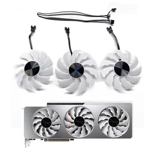 GIGABYTE RTX 3070Ti / 3080 / 3080Ti / 3090 Vision WHITE GPU Lüfter Set (Original) - Bild 1 von 5