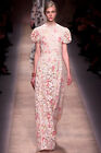 Valentino Dress Vintage 2013 Spring Collection Floral Pastel colour on Lace BNWT