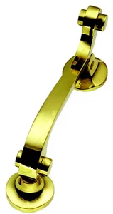 Polished Brass Scroll Style Victorian Door Knocker (PB20) - Picture 1 of 1