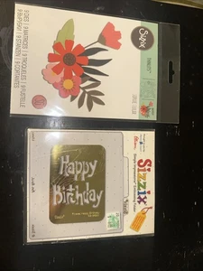 Sizzix Florals663437 Thinlits & Sizzix Emboss Happy Birthday 36-9680 - Bild 1 von 4