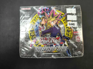 Yugioh Invastion of Chaos 25th Anniversary Reprint Booster Box DAMAGED BOX - Picture 1 of 5